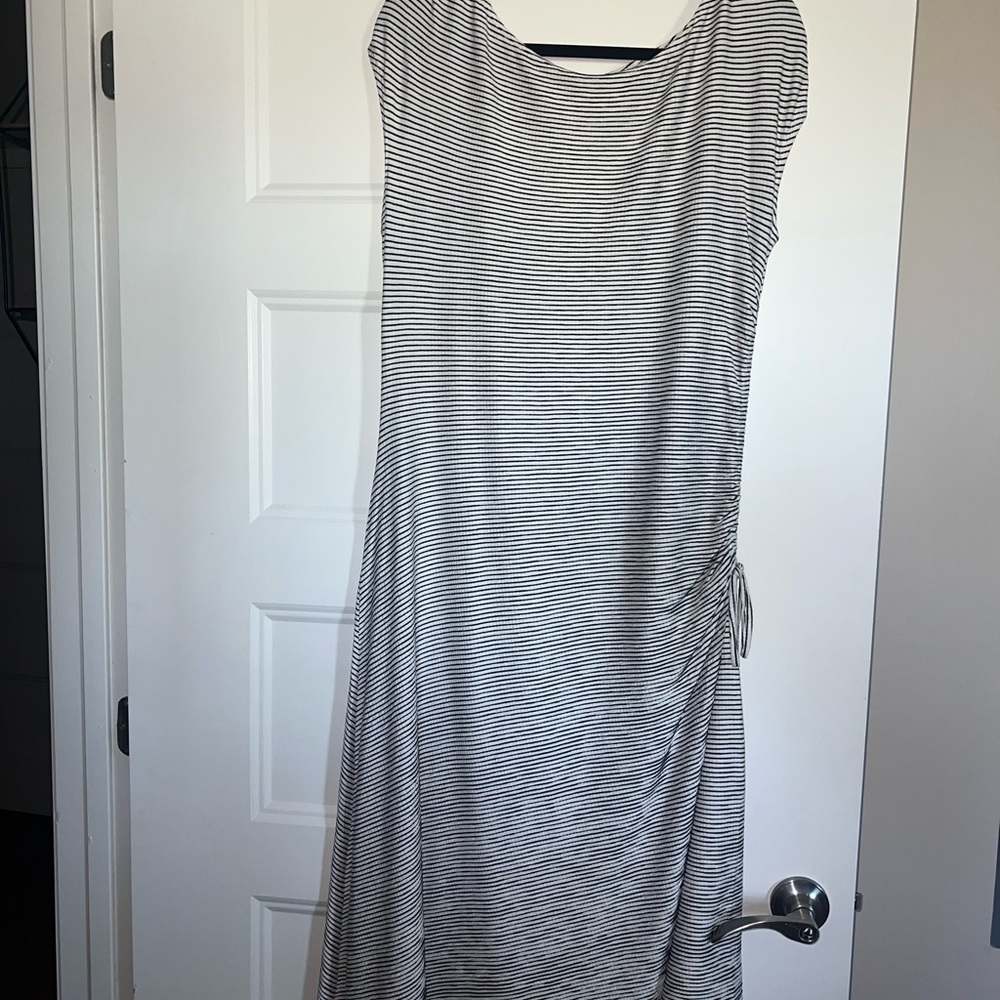 Striped Sleeveless Maxi Dress